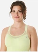 Спортивный топ женский ASICS Road Combination Bra 2012C996-750 80C Желтый (4570158324113) - изображение 6