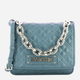 Torebka crossbody damska mała Love Moschino Borsa Chunky Chain JC4024PP1FLA0707 Ciemnogranatowa (800070301965) - obraz 1