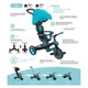 Велосипед детский трехколесный Globber Explorer Trike 4в1 бирюзовый (634-105) - изображение 2