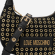 Torebka hobo damska mała Love Moschino Borsa JC4058PP1LLH100A Czarna (800070326591) - obraz 4