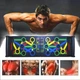 Доска для отжиманий упоры Beluck Push Up Board 14 в 1 универсальная Чёрная переносной портативный тренажер платформа для мышц рук грудных спины бицепса трицепса с удобными ручками (Pushup14) - изображение 5
