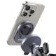 Тримач для телефону Baseus PrimeTrip Series Stick-on на велосипед, мопед, мотоцикл (C40569001121-00) Grey - зображення 5