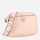 Torebka crossbody damska mała Guess Meridian HWBG8778140-LTR Różowa (800070316607) - obraz 3