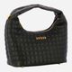 Сумка хобо жіноча середня Guess Tia HWQA9187120-BLA Чорна (800070316644) - зображення 3