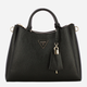 Torba shopper damska Guess Eco Jazlynn HWEZG952306-BLA Czarna (800070334879) - obraz 1