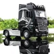 Масштабная модель автомобиля Mercedes-Benz Actros. Металлическая машинка. Черный - изображение 1
