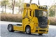 Масштабная модель автомобиля Mercedes-Benz Actros. Металлическая машинка. Желтый - изображение 4