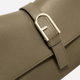 Torebka bagietka damska skórzana Furla Flow Mini WB01032BX20452810S1007 Zielona (800070319107) - obraz 6