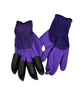 Садові рукавички з пластиковими кігтями Garden Gloves фіолетові (KG-12395) - зображення 2