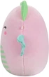 Мягкая игрушка Squishmallows Розовый Дино 13 см (6900007512640) - изображение 3