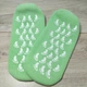 Зволожуючі гелеві носочки Spa Gel Socks, зелені (KG-12365) - зображення 5
