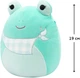 Мягкая игрушка Squishmallows Жабка Нови 19 см (6900007512879) - изображение 2