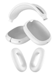 Чехол-накладка DK для Apple AirPods Max 1 / 2 | Silicone Candy Friendly 3в1 (white) - изображение 3