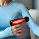 Перкусійний масажер Fascial Gun JMQ-01 для масажу тіла та м'язів ручний м'язовий ударний вібраційний Червоний - зображення 6