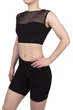 Топ тренувальний із сіткою Dance & Sport N 14 XL (48) Чорний - зображення 1