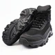 Кожаные летние ботинки OKSY TACTICAL Black 42 размер арт. 070112-setka - изображение 1