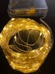 Гірлянда на батарейках крапля роси мідний провід 20 метрів 200 LED Dew Drop Warm White - изображение 4