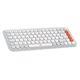 Клавіатура бездротова Logitech Pop Icon Keys Off White (920-013072) Білий - изображение 2