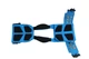 Плитоноска uaBRONIK (Plate Carrier) Открытого типа для прессы и волонтеров Light Marine Blue - изображение 4