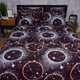 Комплект постельного белья Moon&Star King Size 220x240 наволочки 4х50х70 Бязь Gold Люкс Cosmic Vibes (MS-820006198) - изображение 2