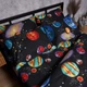 Комплект постельного белья Moon&Star Семейный 143х210х2 наволочки 2х40х60 Бязь Gold Люкс Universe Magic (MS-820007060) - изображение 4