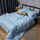 Комплект постельного белья Moon&Star Семейный 160х220х2 наволочки 4х50х70 Satin Stripe Ocean Calm (MS-820008678) - изображение 6