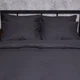 Комплект постельного белья Moon&Star Семейный 160х220х2 наволочки 2х70х70 Satin Stripe Dark Serenity (MS-820008607) - изображение 3