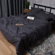 Комплект постельного белья Moon&Star Семейный 160х220х2 наволочки 2х70х70 Satin Stripe Dark Serenity (MS-820008607) - изображение 6
