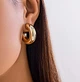 Серьги женские модная бижутерия jeweston Золотистого цвета - изображение 5