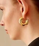 Серьги женские модная бижутерия jeweston Золотистого цвета - изображение 6