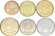 Набір монет Македонія набір з 6 монет 2008-2016 UNC 50 дені, 1, 2, 5, 10, 50 динарів - зображення 1