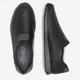 Мужские туфли кожаные RIEKER 11962-00 5905588229483 46 30.2 см Черные (5905588229506) - изображение 4