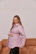 Куртка-рубашка 2в1 для беременных демисезонная Alabama размер 4XL Lullababe Пудровый - изображение 2