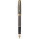 Ручка перова Parker SONNET Grey Lacquer GT FP F 86 415 - зображення 1