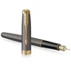 Ручка перова Parker SONNET Grey Lacquer GT FP F 86 415 - зображення 3