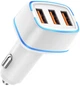 Автомобільний зарядний пристрій Amio 3xUSB-A 30 Вт (03889/038895) - зображення 1