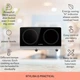Настольная электрическая инфракрасная плита Klarstein Cookbuddy Серый - изображение 6
