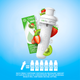 Картридж Cirkul со Вкусом Клубника-Киви 1 шт LifeSip Strawberry Kiw Flavor Cartridge Cirkul 41075-2 - изображение 3
