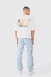 Джинси навиворіт Boohoo Relaxed Rigid Inside-out Блакитний 30 BMM53089 - изображение 2