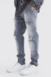Джинси Boohoo Slim Rigid Carpenter Ripped Сірий 32R BMM71398 - изображение 1