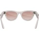 Смарт-очки Ray-Ban Meta Skyler Shiny Chalky Gray Cinnamon Pink Lenses (RW4010 670013 52-20) - изображение 3