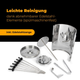Электрошашлычница CLATRONIC DVG 3686 Серый - изображение 8