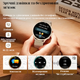 Жіночий смарт-годинник Smart Watch 1,39" для дзвінків, фітнес-браслет сумісний з iPhone та Android, 2 ремінця в комплекті - зображення 6