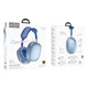 Беспроводные наушники Hoco W55, накладные, BT5.0, AUX, 300mAh, 20h, sky blue - изображение 2