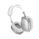 Беспроводные наушники Hoco W55 Plus, накладные, ANC, BT5.4, AUX, 800mAh, 90h, Silver - изображение 4