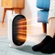 Обігрівач HOCO desktop heater HX25, 600W, 3 levels, white - зображення 8