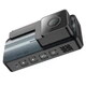 Відеореєстратор HOCO DV12 driving recorder 2K display (with rear camera) 3.69" WI-FI+GPS Grey - изображение 4