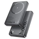 Повербанк HOCO Q34, magnetic fast charging with digital display, 10000mAh, 1Type-C, 20W, PD, QC, metal-grey - изображение 3
