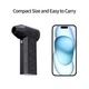 Аккумуляторный ручной турбовентилятор с фонариком Mini Jet Fan ZY7400-SE/PRO Black - изображение 4