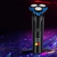 Аккумуляторная электробритва шейвер Geemy GM-9010 Black - изображение 4